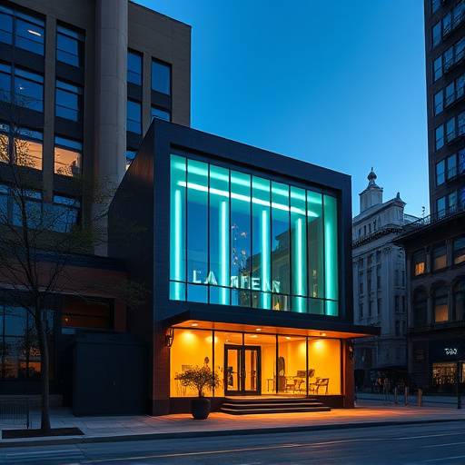 Exterior view of Luminance Studios in Lincoln Park, Chicago